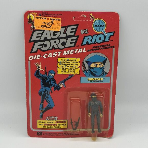 1981 Eagle Force RIOT SAVITAR the Assassin - NEW - Picture 1 of 14